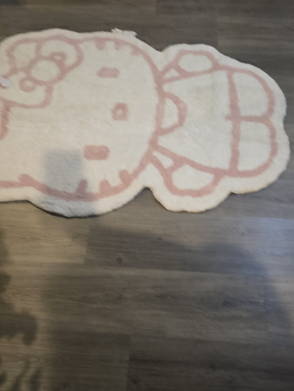 Hello Kitty Large Plush Logo Area Rug - Picture 10 of 11